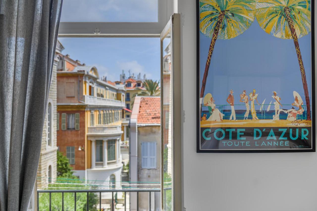 Mer Et Soleil - Carre D'Or - 4 Pieces - Centre Ville - Plages A 300 M Nice Bagian luar foto